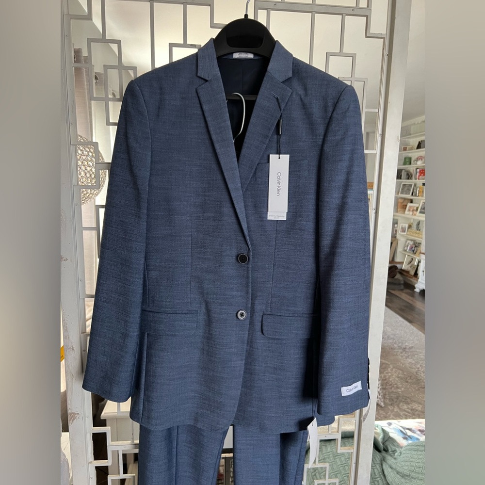 Boys size 18 two piece Calvin Klein suit.  BNWT